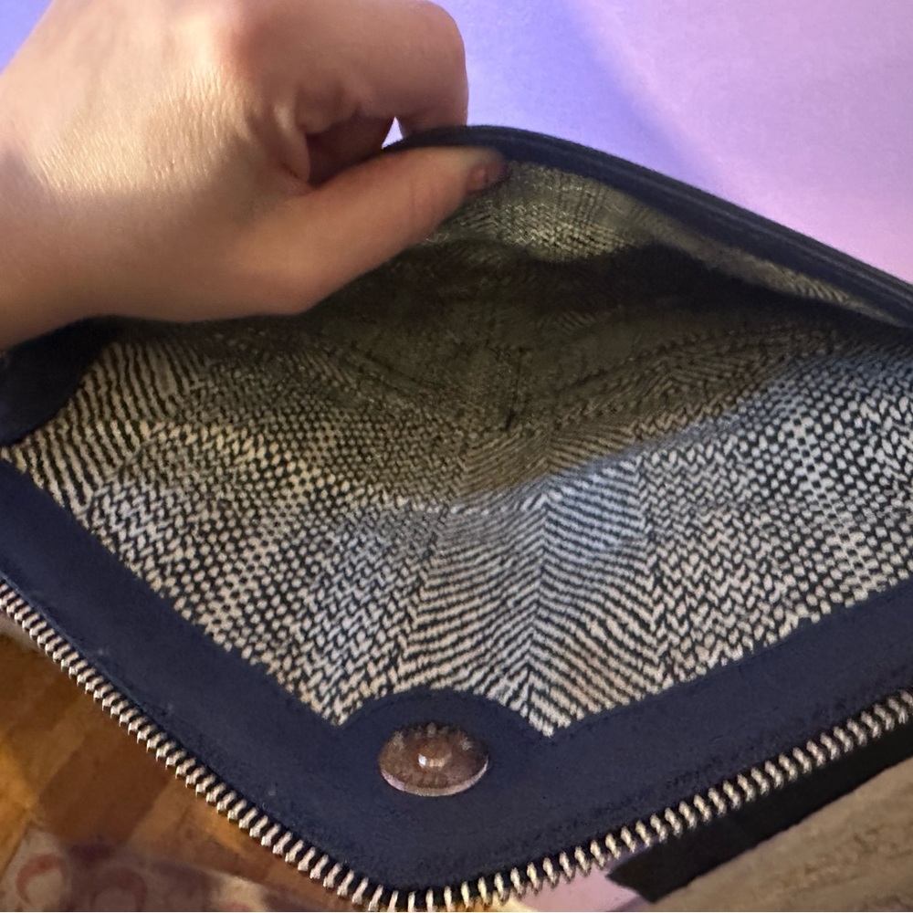 Rebecca Minkoff Midnight Blue Envelope Clutch - Picture 11 of 16